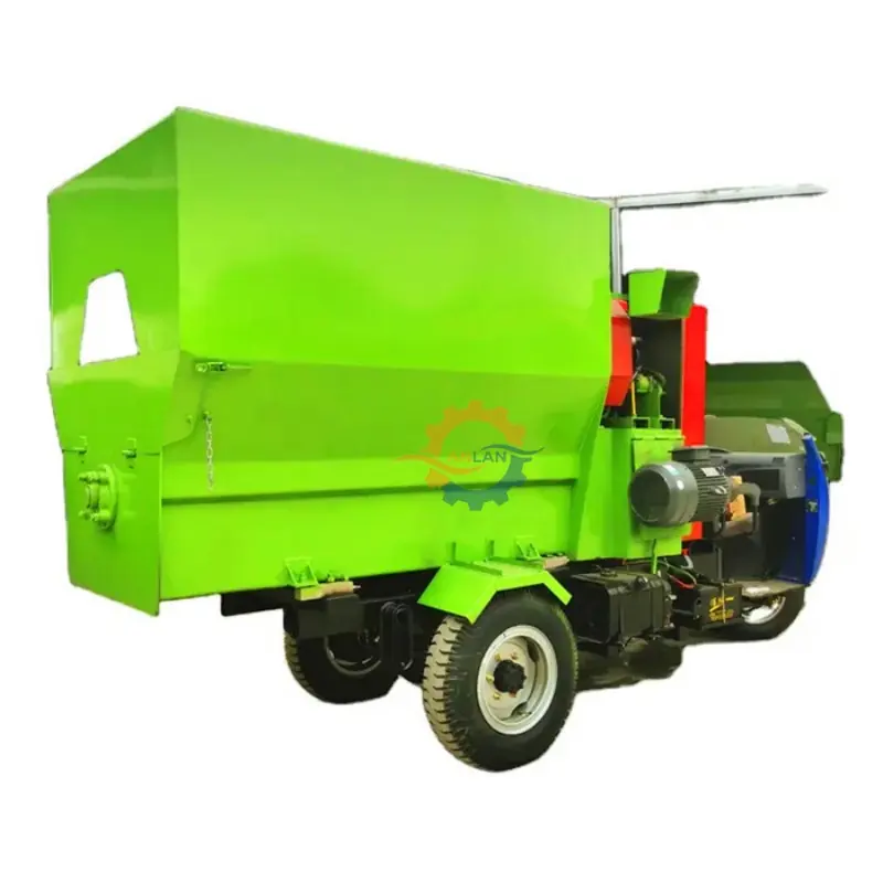 Three Wheel Horizontal Crushing Mixer — factory photo 3