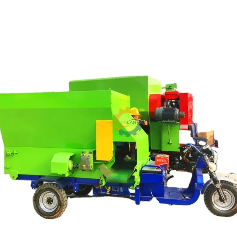 Three Wheel Horizontal Crushing Mixer — factory photo 6