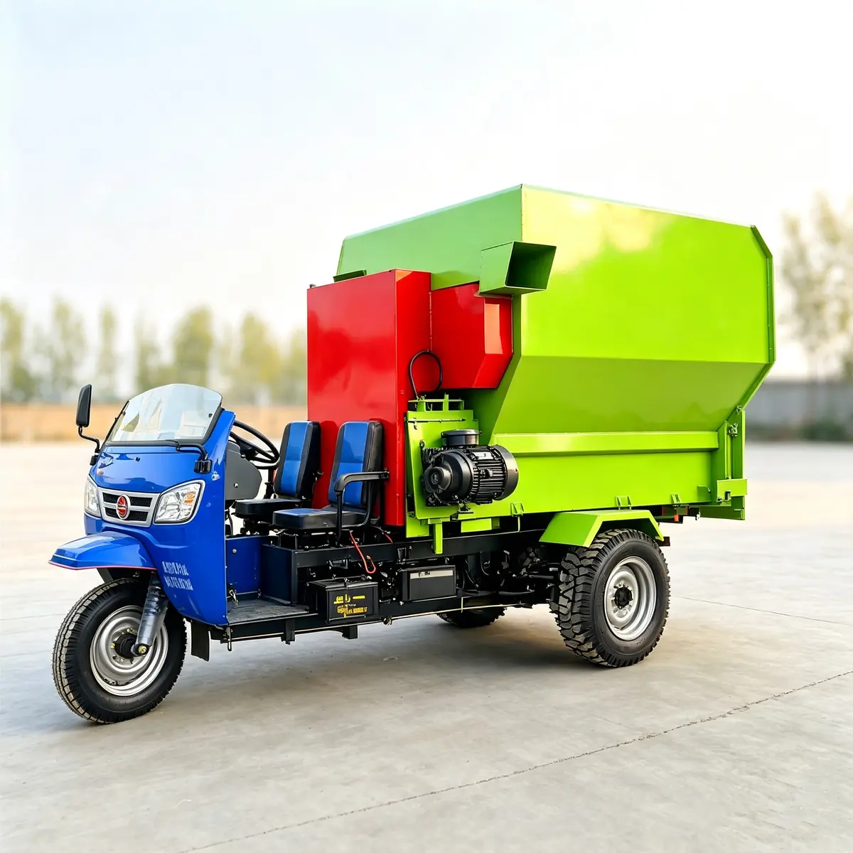 Three Wheel Horizontal Crushing Mixer — factory photo 11
