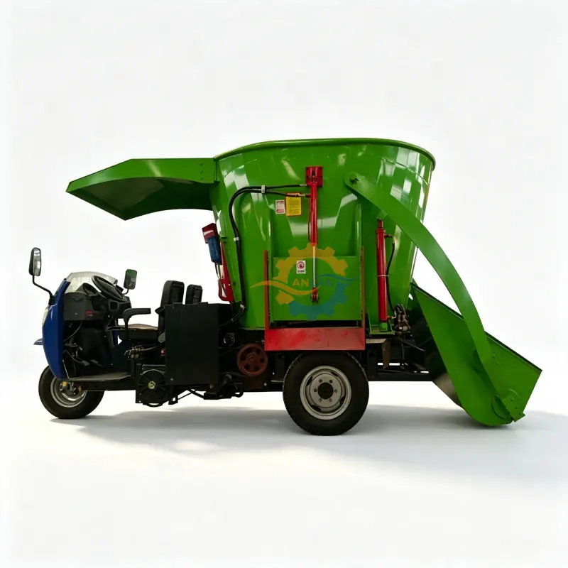 Three Wheel Vertical TMR Mixer Cart