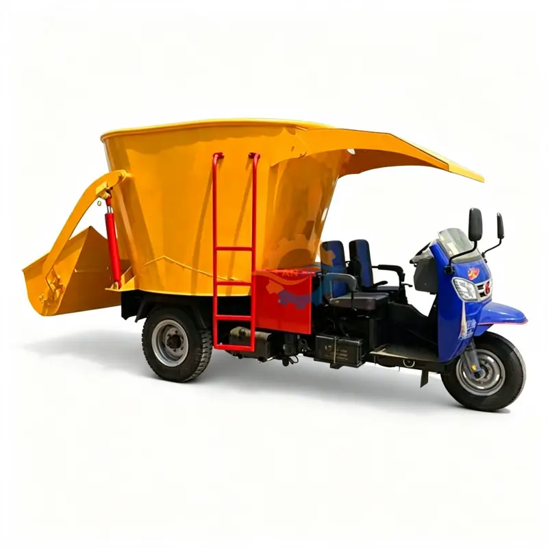 Three Wheel Vertical TMR Mixer Cart — factory photo 5