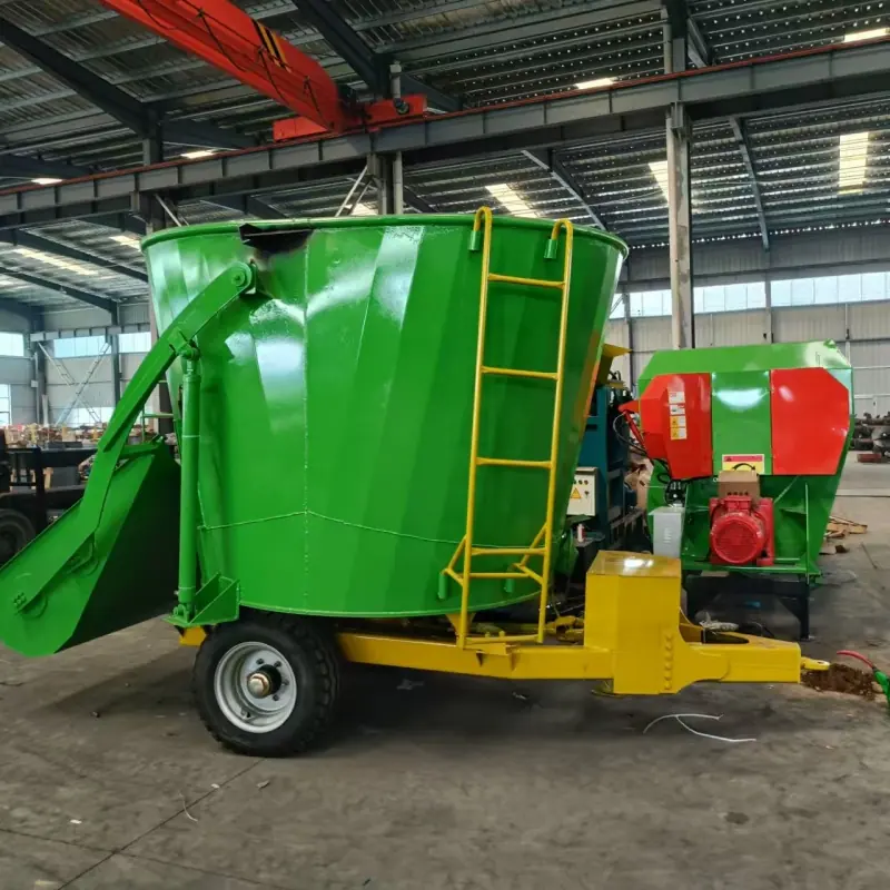 Tractor Pulled Vertical TMR Mixer — factory photo 11