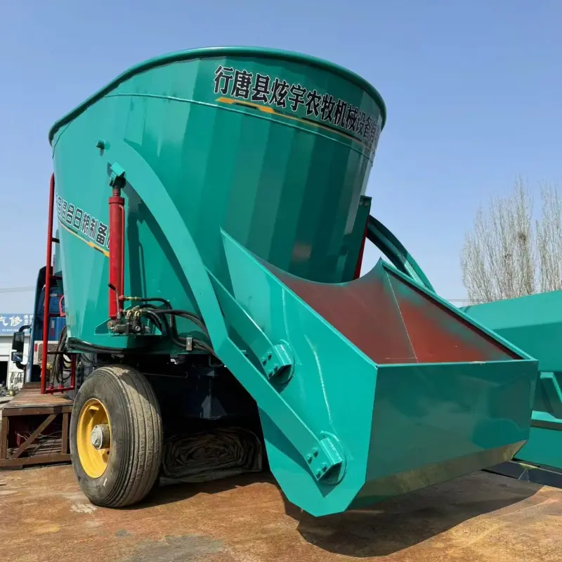 Tractor Pulled Vertical TMR Mixer — factory photo 15